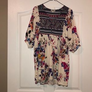 Umgee Women’s Bohemian Tunic or Dress - Multicolor